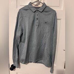 Ted Baker Slate Blue Polo Shirt